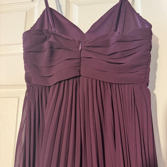 Lulus EGGPLANT  Pleated Sleeveless Maxi Dress Size S - Picture 8 of 12